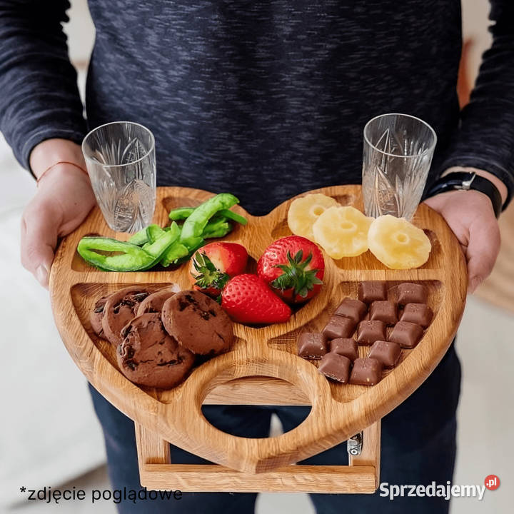 STOJAK STOLIK NA WINO PRZEZENT GRAWER brązowy sprzedam