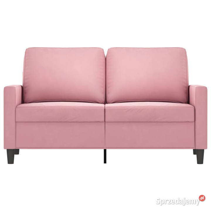 Sofa 2osobowa różowy 120 tapicerowana aksamitem mazowieckie Warszawa