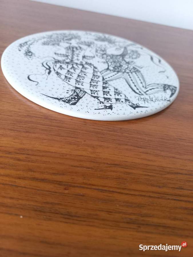 Medalion porcelanowy Luty Karnawał Rosenthal Toruń