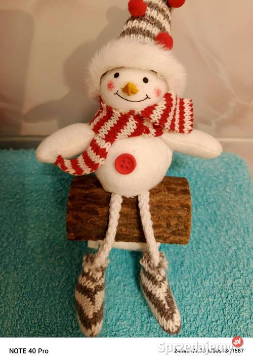 dekoracja świąteczna bałwanek Łódź