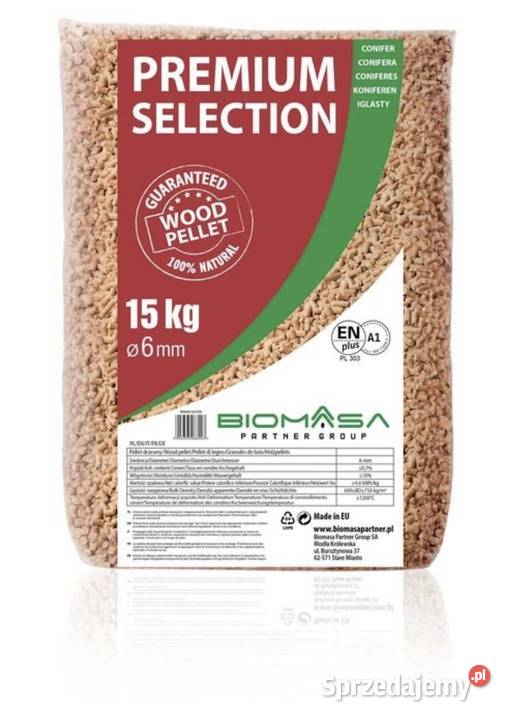 Pellet Biomasa Premium Selection zachodniopomorskie Stargard