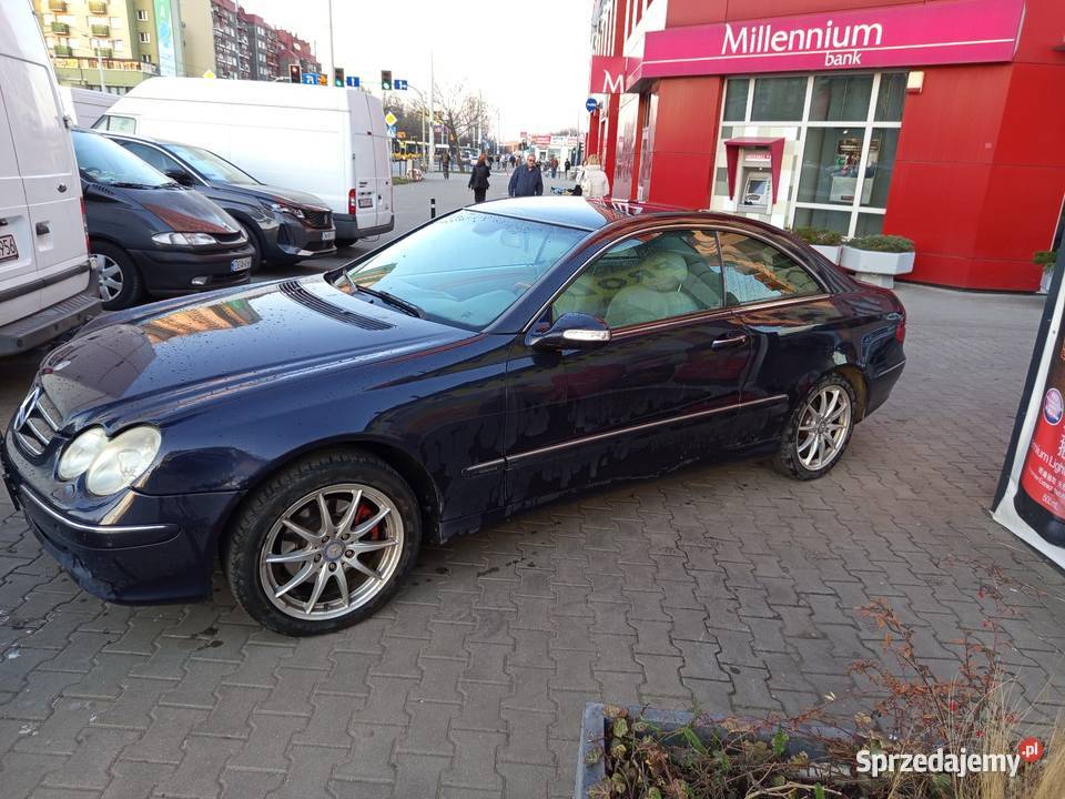 Mercedes CLK 27 CDI reflektory ksenonowe Kąty Wrocławskie