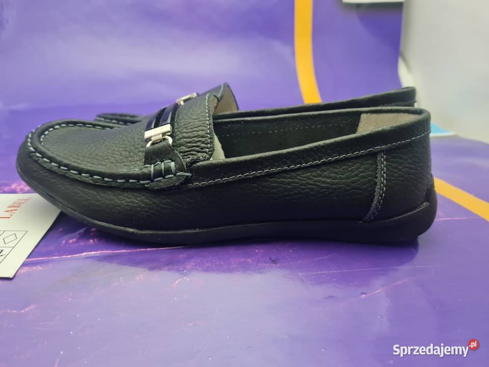 Buty mokasyny Skórzane Nowe 39 Okazja Warszawa