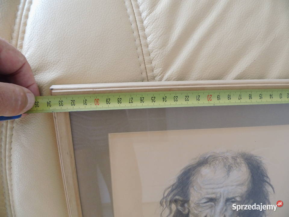 Pastela Stary człowiek Oryginał Radzewice sprzedam