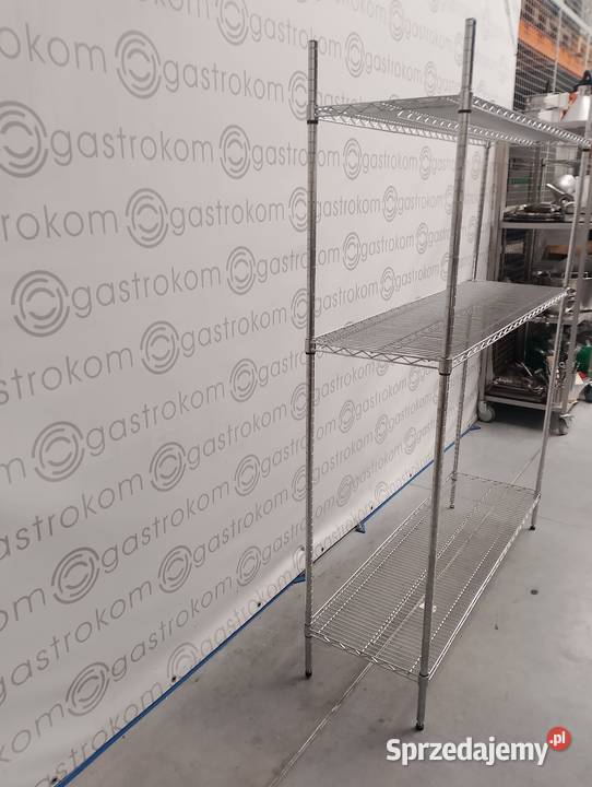 Regał chromowany 152x46x185 Wrocław