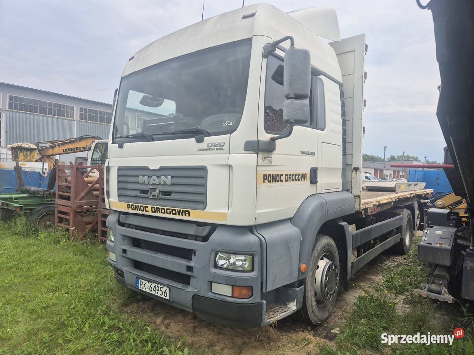 Man tga 26390 auto pomoc przyczepa laweta