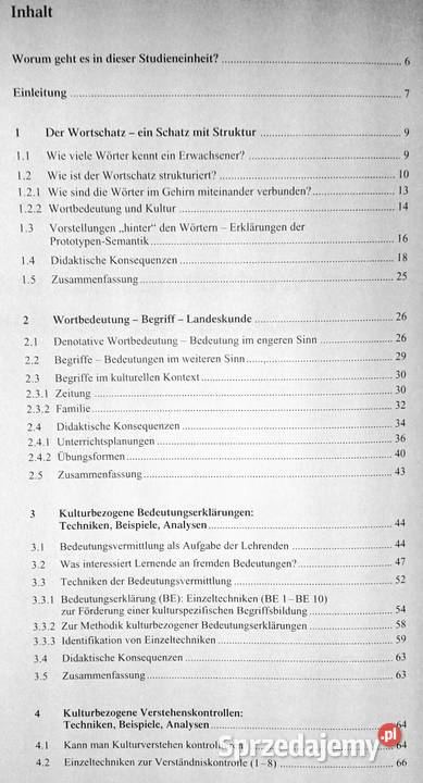 Wortschatzarbeit und Bedeutungsvermittlung Kultura i Rozrywka Chełm sprzedam