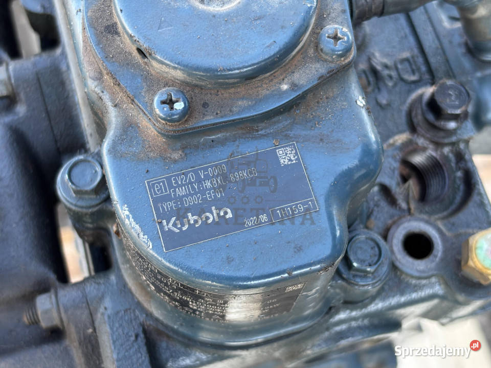 Kubota D902EF01 D902K3A HKBXL898KCB Silnik wielkopolskie