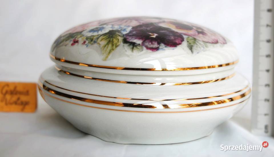Bombonierka szkatułka porcelana Ćmielów vintage Pozostałe Lublin