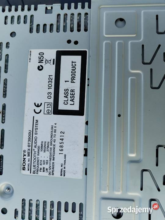 Radioodtwarzacz Sony MEXBT3900U Chęciny