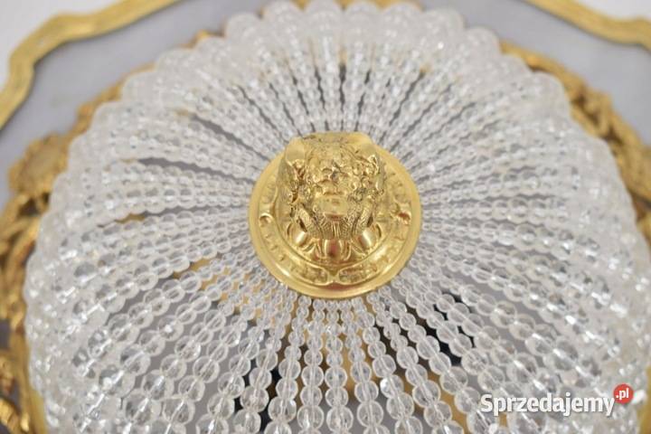 Kryształowy Plafon Lampa Sufitowa Żyrandol Okuty małopolskie Kraków