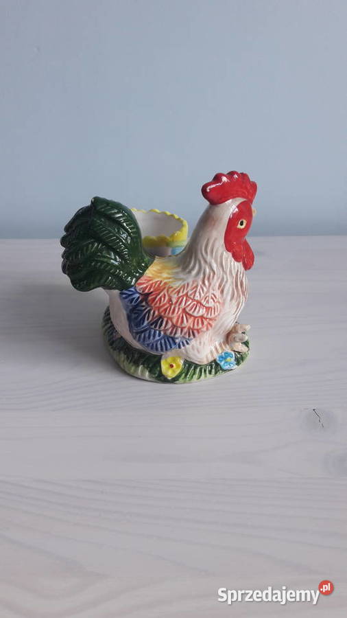 Ceramiczna ozdoba w kształcie kurczaka Głuchołazy sprzedam