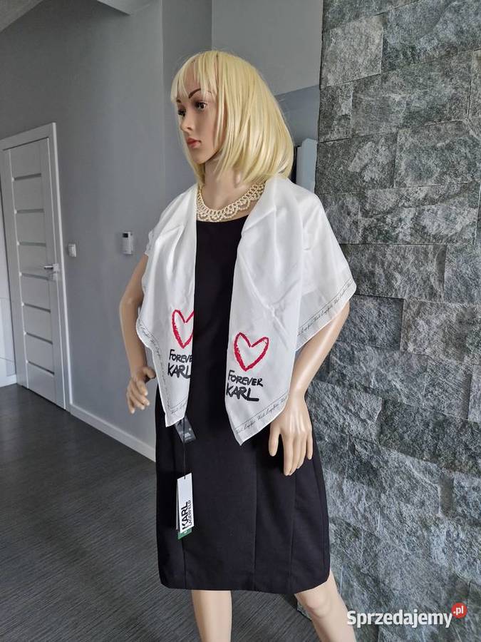 Oryginalna biała chusta apaszka