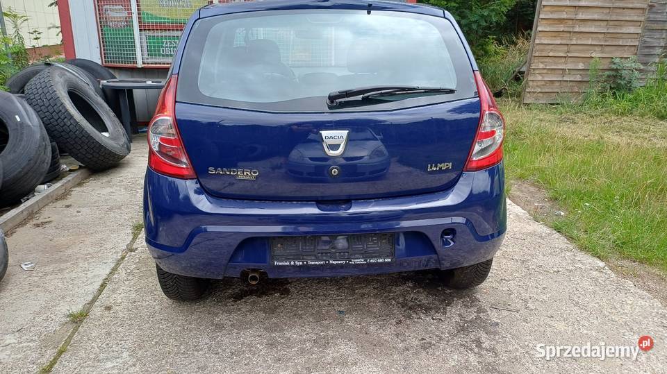 Dacia Sandero 2009 r 14 MPI benzyna niski lubuskie Rzepin