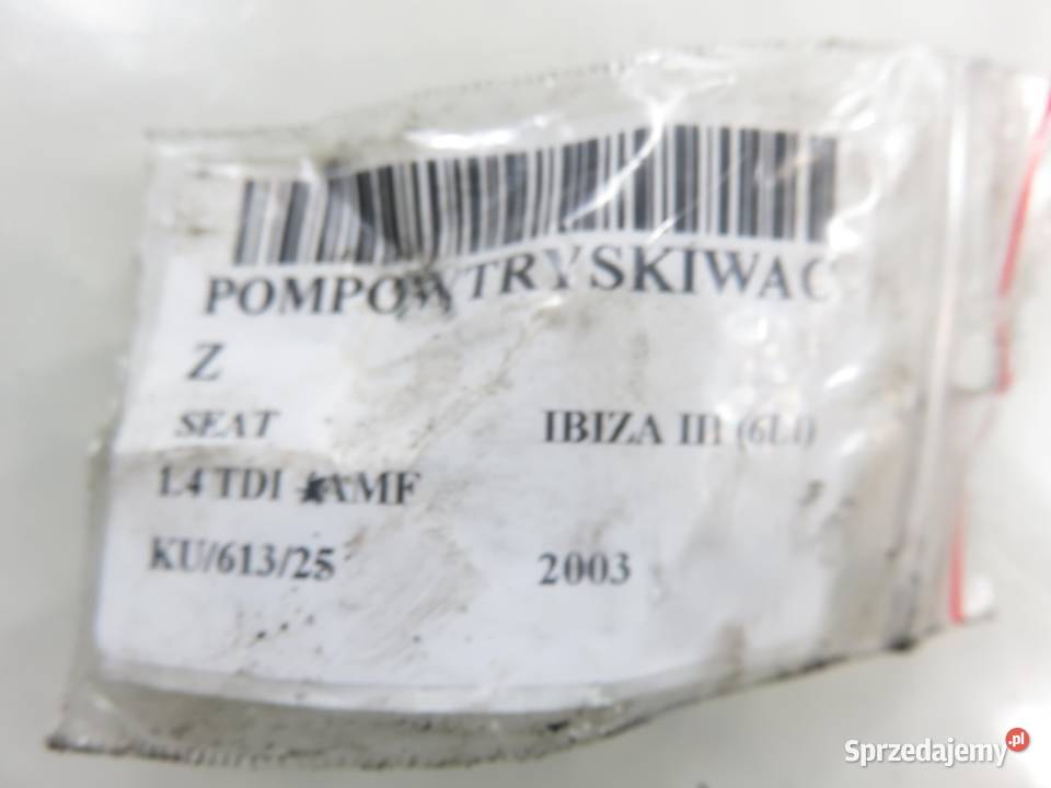 POMPOWTRYSKIWACZ SEAT IBIZA III 14 TDI