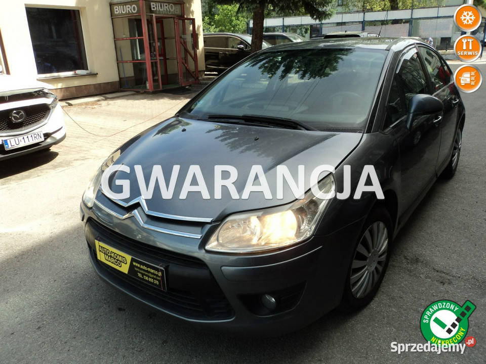 Citroen C4 sprzedam citroena c4 16 HDI 115 I szary Lublin