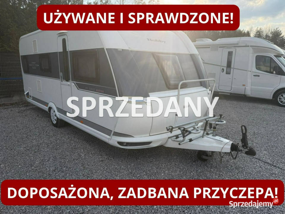 przyczepy kempingowe Hobby De Luxe 545 KMF mazowieckie Janki