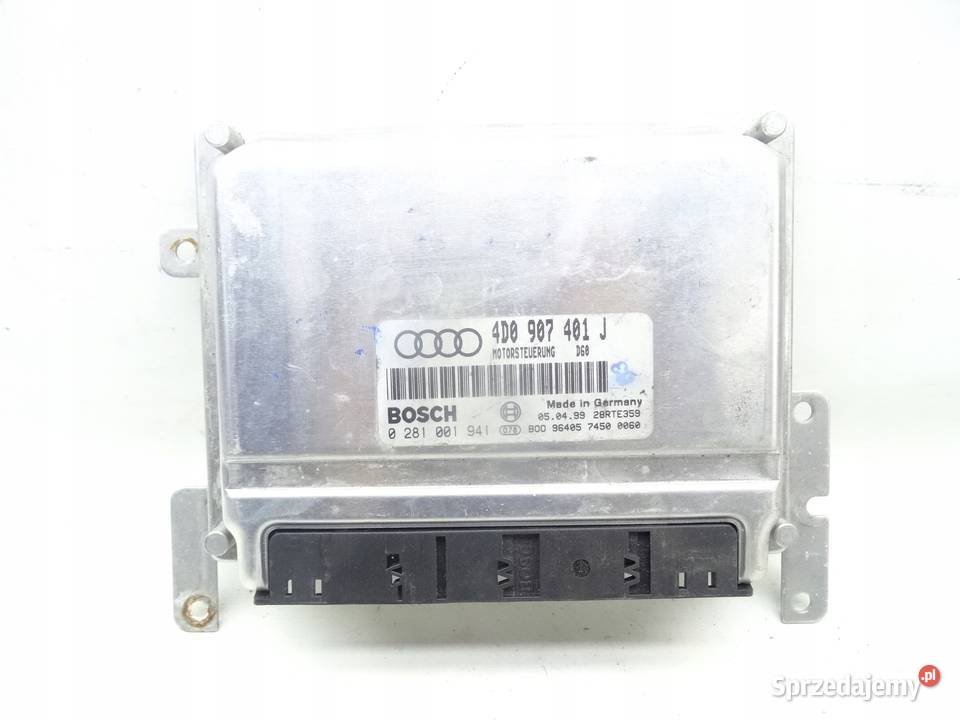 4D0907401J AUDI A8 D2 9902 STEROWNIK SILNIKA Komputery Przemęt