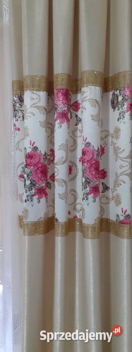 Zasłony bukiet róż Mława