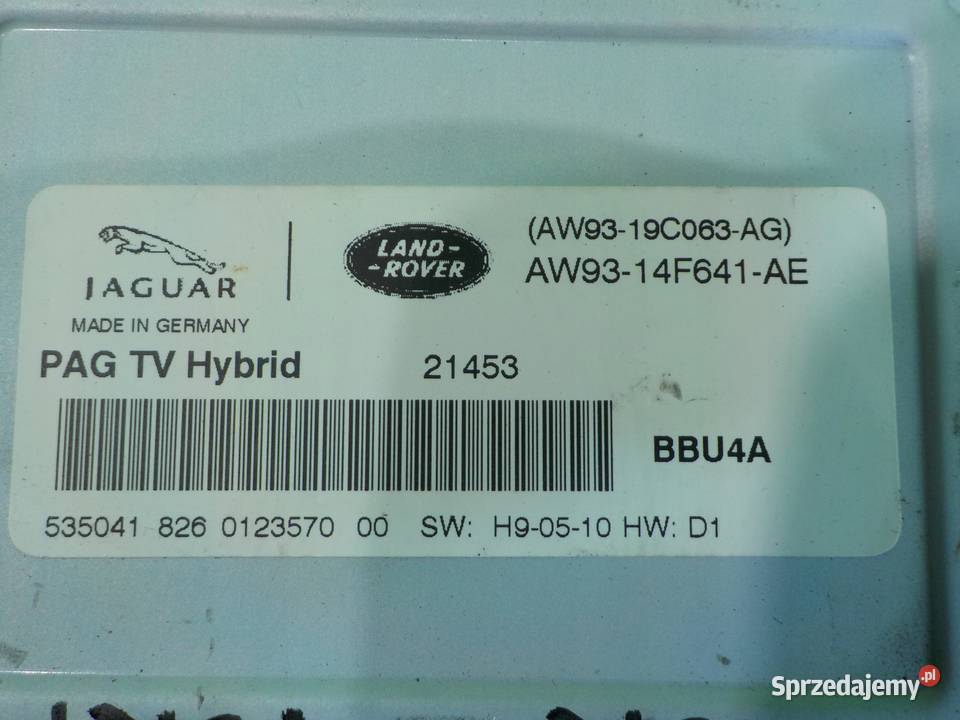 RANGE ROVER SPORT I LIFT 30 D 12r 5D modul tuner Wyposażenie elektryczne