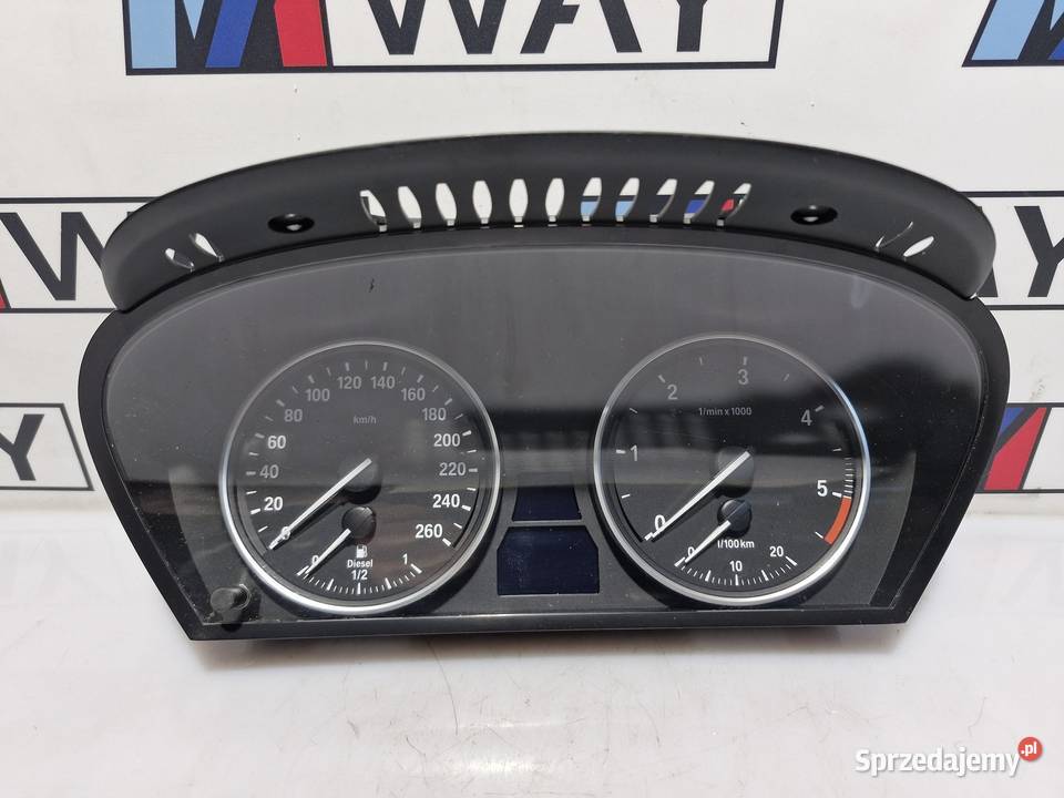 BMW E60 E61 LICZNIK ZEGARY EUROPA ORYGINAŁ osobowe