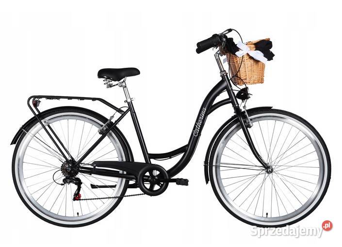 ROWER DAMSKI CZARNY MIEJSKI 26 SHIMANO DAMKA Skawina sprzedam