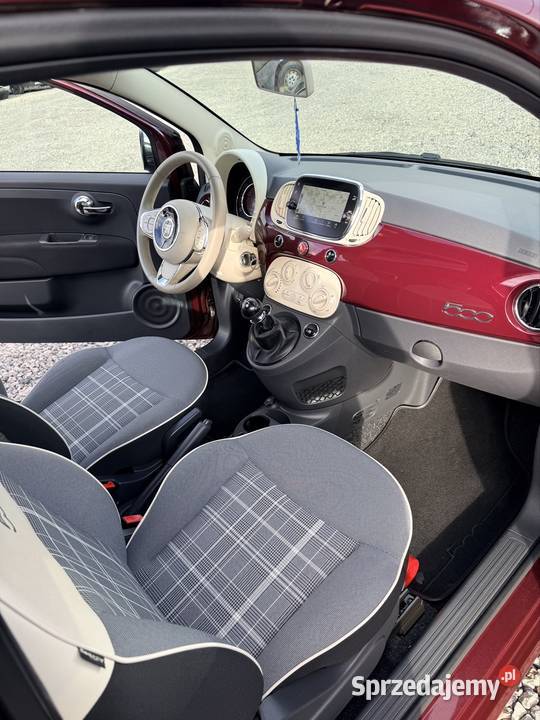 Fiat 500 125 benzyna 2017r poduszka powietrzna Tomaszów Lubelski