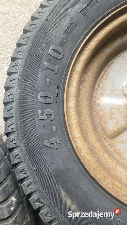 Koła opona VELOCE 450 450R 10 przyczepki komplet Małomice