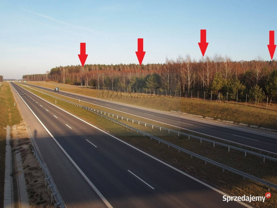 działka produkcja magazyny S 7 węzeł Powierż Sprzedaż Górowo