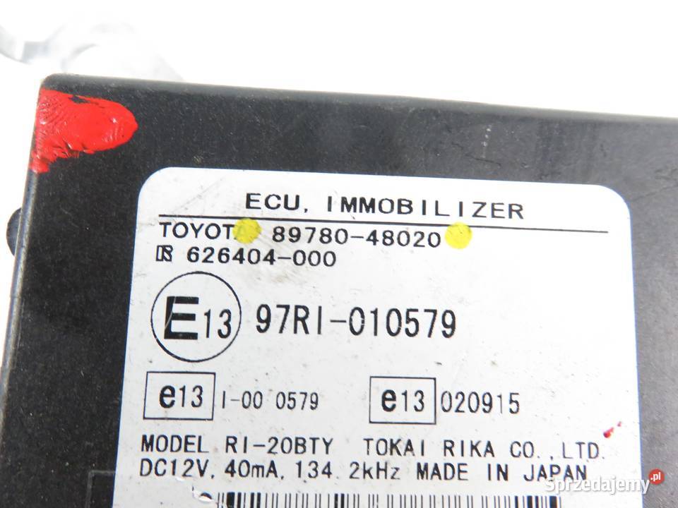 MODUŁ IMMO LEXUS RX II 8978048020 małopolskie sprzedam