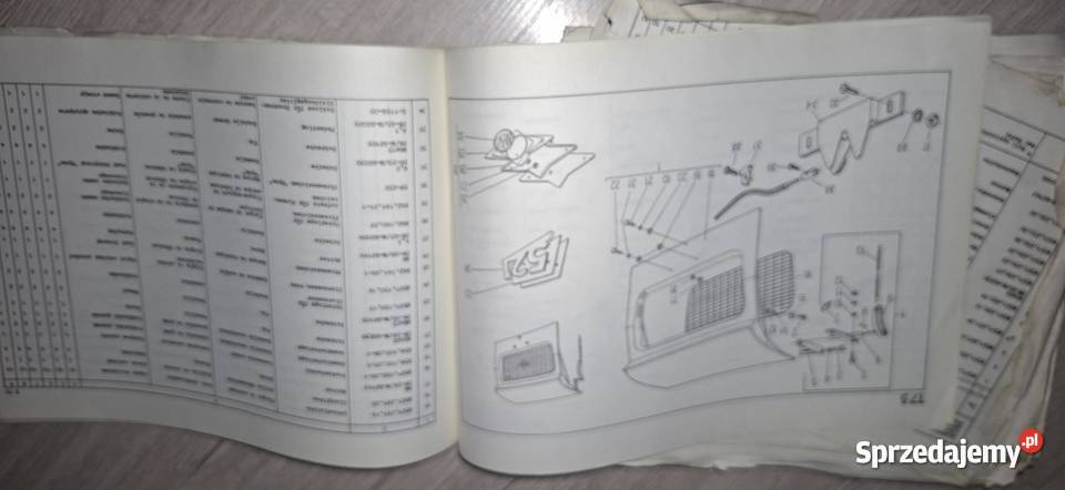 STAR 200 Rzadkie zmiany do katalogu części 1986 Leszno