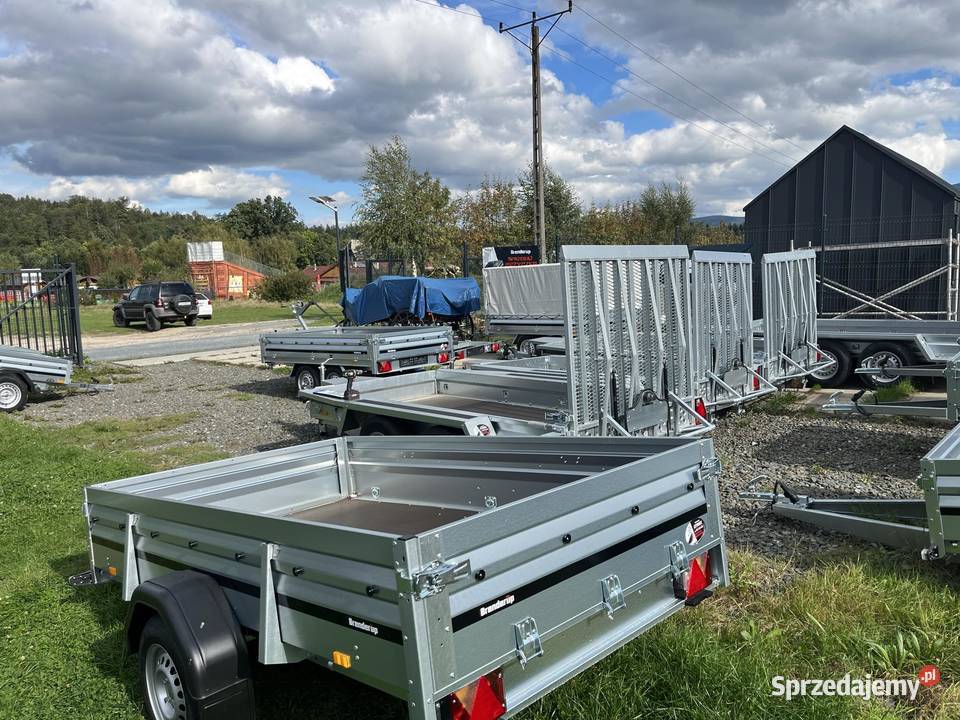 Przyczepa Brenderup 258x153x40 DMC750 Uchylna Burtowe i plandeki dolnośląskie Mysłakowice sprzedam