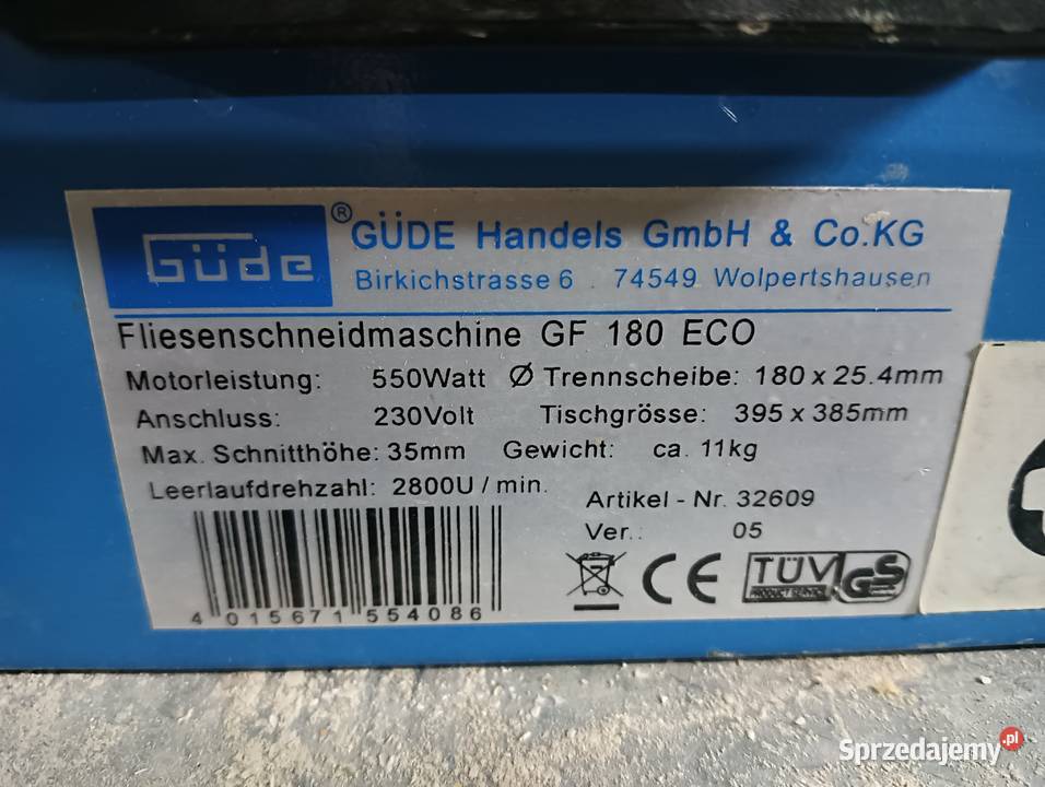 Piła do drewna 550W 230V stołowa pilarka