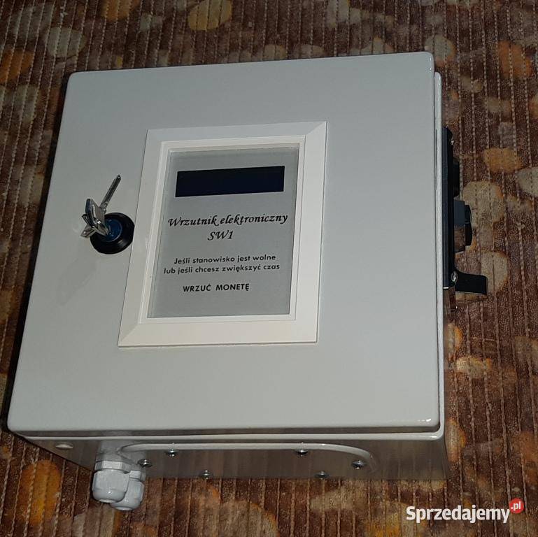 Czasowy automat wrzutowy wrzutnik do monet do Ostrów Mazowiecka sprzedam