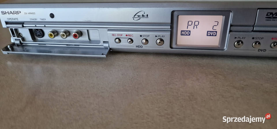 Sharp CD DVD odtwarzacz player DV HR 400 DVHR400 Międzychód sprzedam