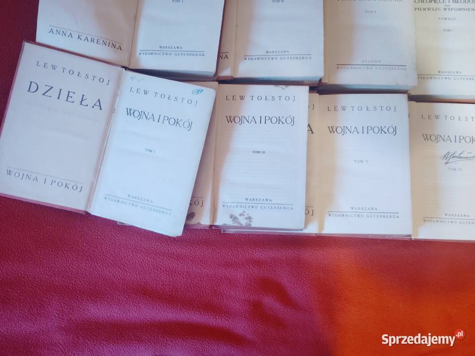 Szieła LTołstoja 128 14 vol Wyd GutenbergaWwa Iwno sprzedam