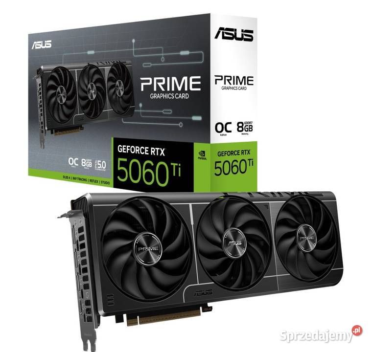 ASUS PRIME GeForce RTX 5060 Ti OC Edition 8GB śląskie Sosnowiec