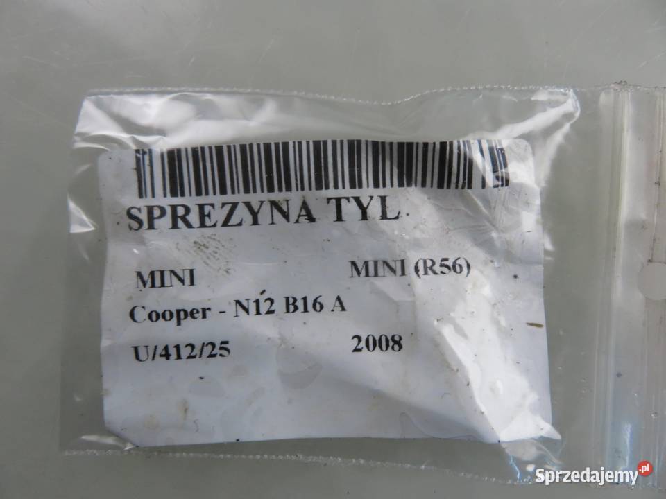 AMORTYZATOR LEWY TYLNY MINI R56 N12 B16 A
