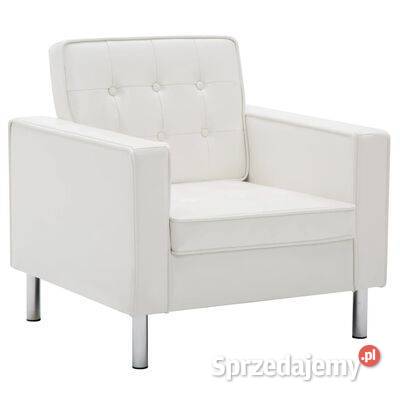 vidaXL Fotel biały sztuczna skóra247019 Warszawa