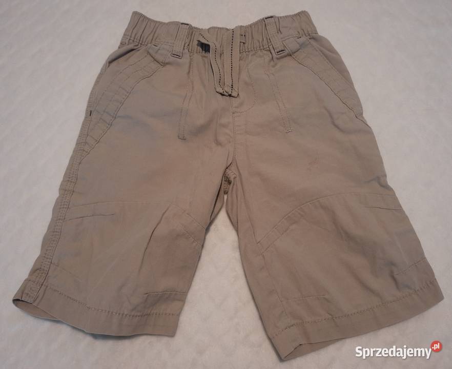 Krótkie spodenki chłopięce khaki Next 110 Odzież Rozmiar 110 Czeladź
