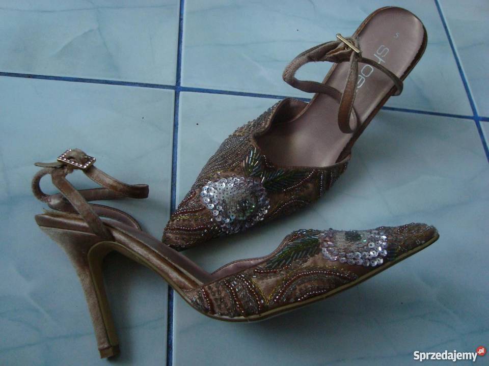 Czółenka SHOE CO kolorowy Czółenka Ostrołęka