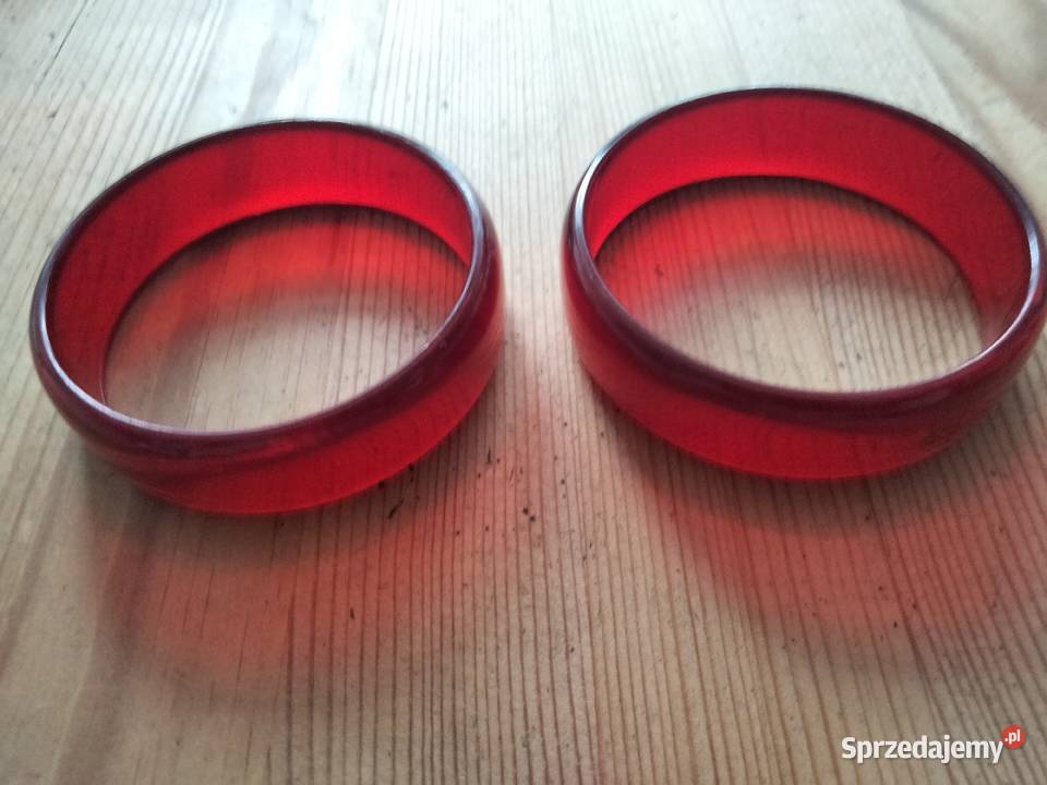 Bransoletka kolor ciemny czerwony Ostrów Wielkopolski