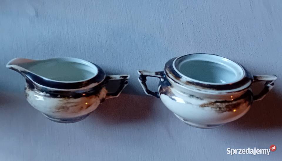 Cukiernica i mlecznik art deco KPM Krister