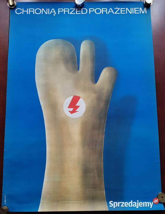 Plakaty o tematyce BHP inne PRL Antykwariat Białystok