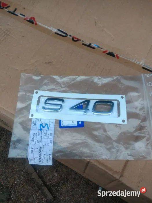 Znaczek emblemat na klapę tylna Volvo S40 I Emblematy