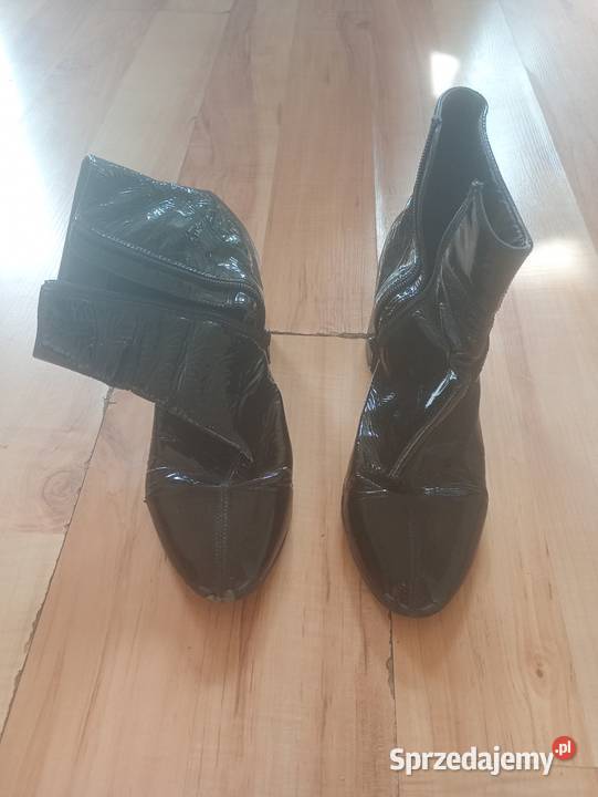 buty damskie 39 czarne błyszczące PRIMAMDOR na Szczecin