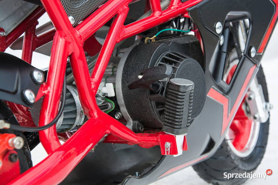 Pocket Bike mini ścigacz WROCŁAW na prezent nieuszkodzony Motocykle, skutery, quady
