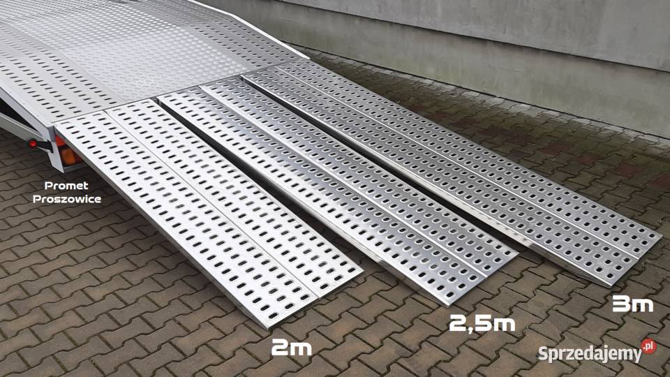Najazdy 2m 25m 3m Aluminiowe 2T Trapy 2 Laweta Kraków