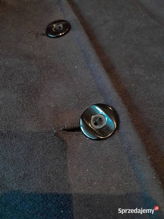 Elegancki czarny kożuch eko damski Warszawa