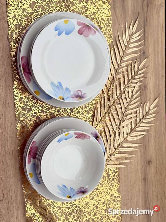 Talerze w stokrotki 24 el homelux Międzyrzecz